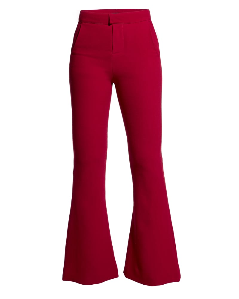 Front of a size 16 Billie Trousers in Coco Red by AS by DF. | dia_product_style_image_id:319305